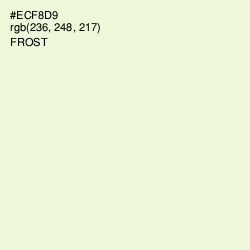 #ECF8D9 - Frost Color Image