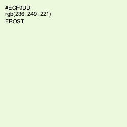 #ECF9DD - Frost Color Image