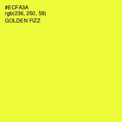 #ECFA3A - Golden Fizz Color Image