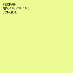 #ECFA94 - Jonquil Color Image