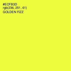 #ECFB3D - Golden Fizz Color Image