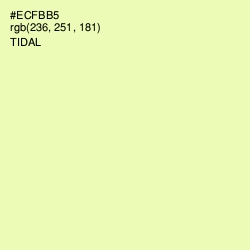 #ECFBB5 - Tidal Color Image