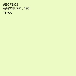 #ECFBC3 - Tusk Color Image