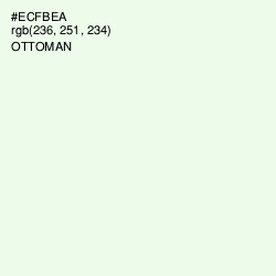 #ECFBEA - Ottoman Color Image