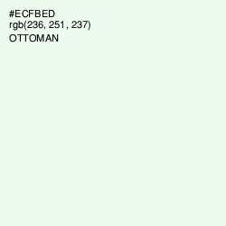 #ECFBED - Ottoman Color Image