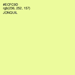 #ECFC9D - Jonquil Color Image