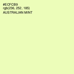 #ECFCB9 - Australian Mint Color Image