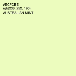 #ECFCBE - Australian Mint Color Image