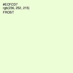 #ECFCD7 - Frost Color Image