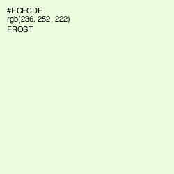 #ECFCDE - Frost Color Image