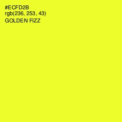 #ECFD2B - Golden Fizz Color Image