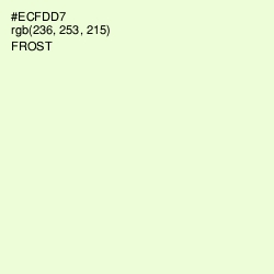 #ECFDD7 - Frost Color Image