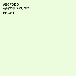 #ECFDDD - Frost Color Image
