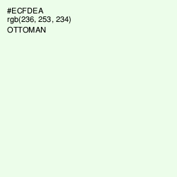 #ECFDEA - Ottoman Color Image
