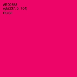 #ED0568 - Rose Color Image