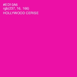 #ED10A6 - Hollywood Cerise Color Image