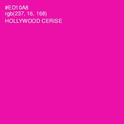 #ED10A8 - Hollywood Cerise Color Image