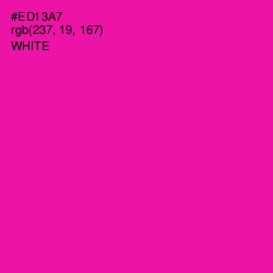 #ED13A7 - Hollywood Cerise Color Image