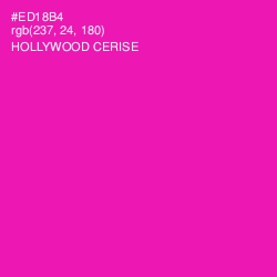 #ED18B4 - Hollywood Cerise Color Image