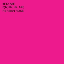 #ED1A8E - Persian Rose Color Image