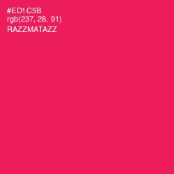 #ED1C5B - Razzmatazz Color Image