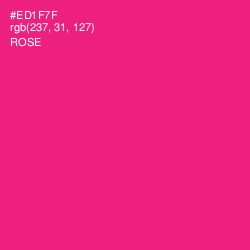 #ED1F7F - Rose Color Image