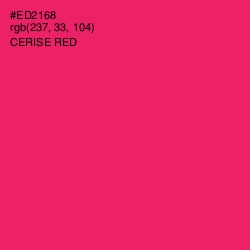 #ED2168 - Cerise Red Color Image