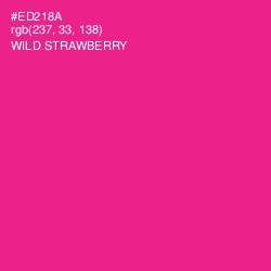 #ED218A - Wild Strawberry Color Image