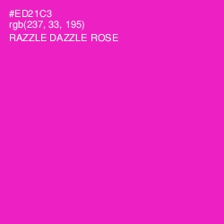 #ED21C3 - Razzle Dazzle Rose Color Image