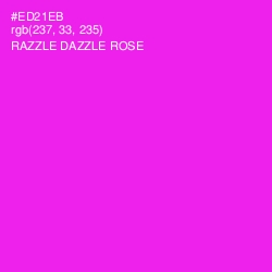 #ED21EB - Razzle Dazzle Rose Color Image