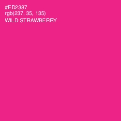 #ED2387 - Wild Strawberry Color Image