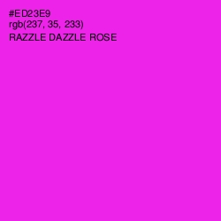 #ED23E9 - Razzle Dazzle Rose Color Image