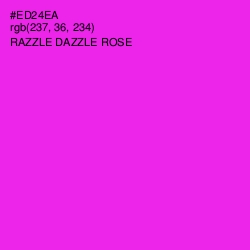 #ED24EA - Razzle Dazzle Rose Color Image