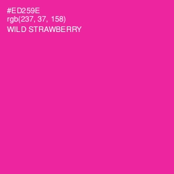 #ED259E - Wild Strawberry Color Image