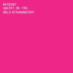 #ED2687 - Wild Strawberry Color Image
