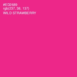 #ED2689 - Wild Strawberry Color Image