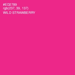 #ED2789 - Wild Strawberry Color Image