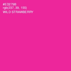 #ED279B - Wild Strawberry Color Image