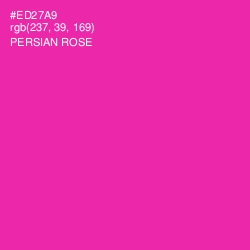 #ED27A9 - Persian Rose Color Image