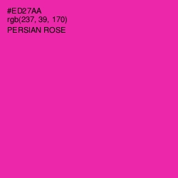 #ED27AA - Persian Rose Color Image