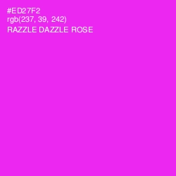 #ED27F2 - Razzle Dazzle Rose Color Image