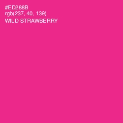 #ED288B - Wild Strawberry Color Image