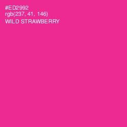 #ED2992 - Wild Strawberry Color Image