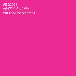 #ED2994 - Wild Strawberry Color Image