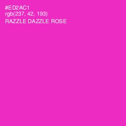 #ED2AC1 - Razzle Dazzle Rose Color Image