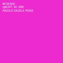 #ED2AD0 - Razzle Dazzle Rose Color Image