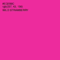 #ED2B9C - Wild Strawberry Color Image