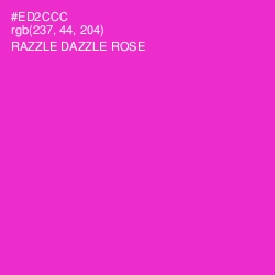 #ED2CCC - Razzle Dazzle Rose Color Image