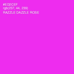 #ED2CEF - Razzle Dazzle Rose Color Image