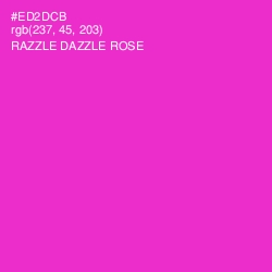 #ED2DCB - Razzle Dazzle Rose Color Image